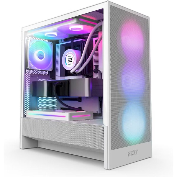 NZXT H5 Flow RGB bílá (CC-H52FW-R1) Bílá