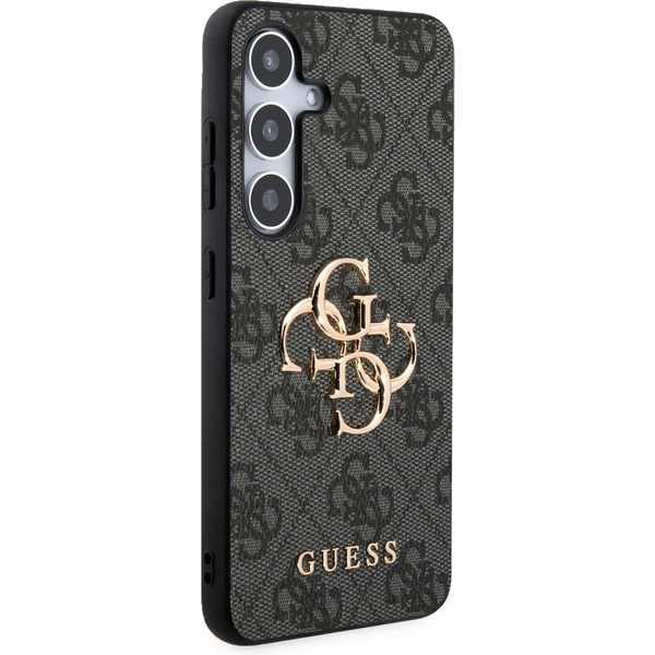 Guess PU 4G Metal Logo Zadní kryt Samsung Galaxy S24 šedý - Pouzdra - Obrázek XUH1000O01