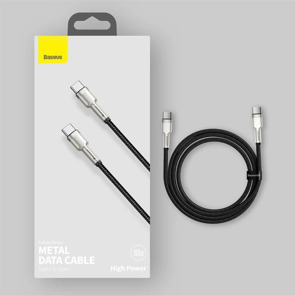 Baseus Cafule USB-C/USB-C napájecí kabel 100W 1m černý - Kabely a redukce - Obrázek XUKGF00101