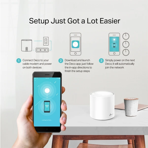 TP-Link Deco X20 mesh systém 3ks bílý - Mesh systémy - Obrázek XUYN600301