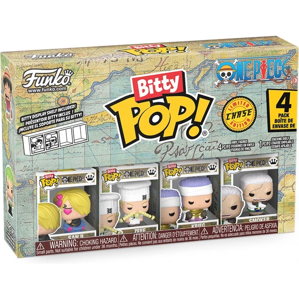 Funko Bitty POP! One Piece - Sanji 4 pack (Šance na chase) - Funko POP! - Obrázek XVHK000K01