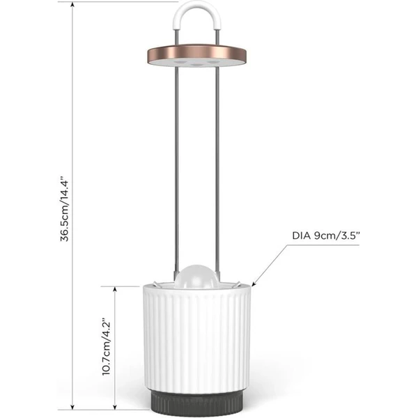 Click and Grow Smart Garden 1 HydroVase by Ermonix chytrý květináč bílý - Květináče - Obrázek XZ9J000K01