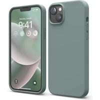 ELAGO silikonový kryt pro iPhone 14 Plus půlnočně zelený - Pouzdra