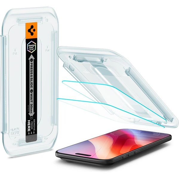Spigen Glass tR EZ Fit Pro HD sklo iPhone Air - Ochranné folie a skla - Obrázek XZGH000K01