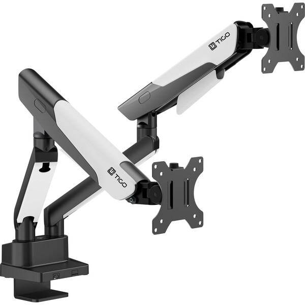 TIGO Falcon Dual držák na monitory 17" - 35" šedá/bílá Bílá/šedá