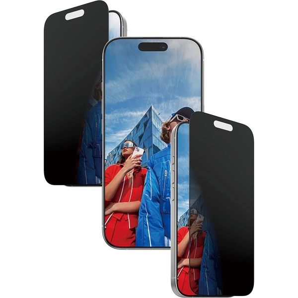 PanzerGlass® Privacy sklo Apple iPhone 17/16 Pro s instalačním rámečkem - Ochranné folie a skla - Obrázek Y0KH000K01