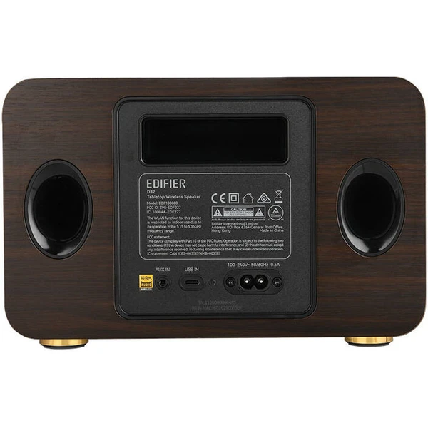 EDIFIER D32 bezdrátový reproduktor hnědý - Reproduktory - Obrázek Y0U5000N01