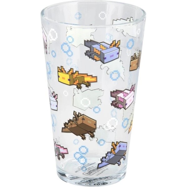 Sklenice Paladone Minecraft - Axolot 400 ml