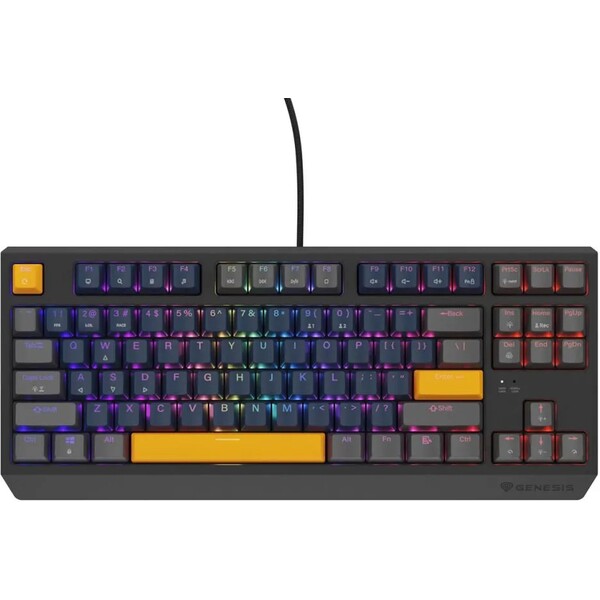 Genesis THOR 230 TKL Naval Blue Positive RGB mechanická klávesnice NKG-2163
