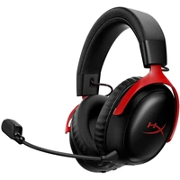 HyperX Cloud III S bezdrátová herní sluchátka černočervená - Sluchátka