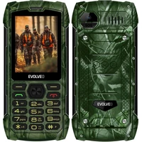 EVOLVEO StrongPhone H1 vodotěsný odolný Dual SIM telefon lovecká kamufláž - Mobilní telefony