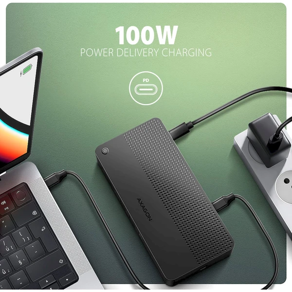 AXAGON HMC-U4 12v1 USB-C hub - Dokovací stanice - Obrázek Y25D000N01