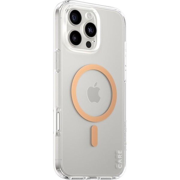 PanzerGlass® CARE kryt Apple iPhone 16 Pro Max MagSafe Urban Combat čirý/broskvový