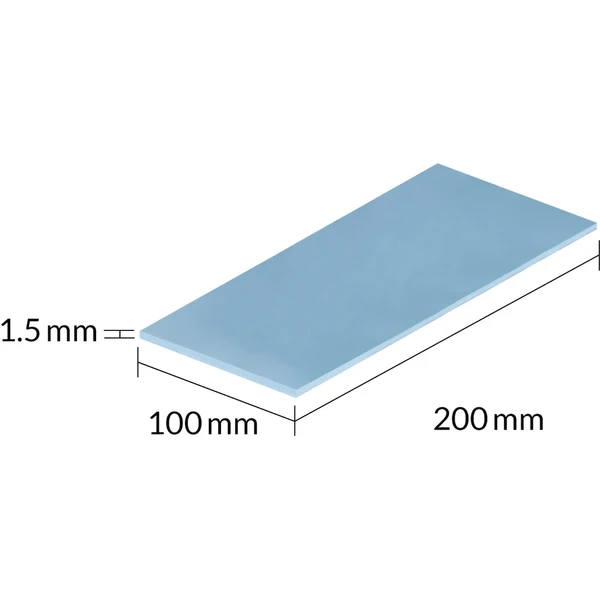 Arctic teplovodivá podložka - TP-3 200 x 100 x 1,5 / 2 pack - Teplovodivé pasty a pásky - Obrázek Y2P9000O01