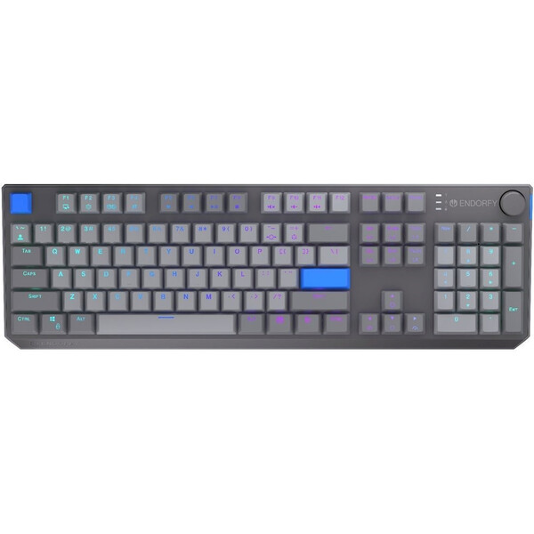 Endorfy Thock V2 bezdrátová herní klávesnice šedá US Šedá