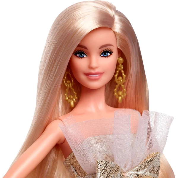 Vánoční panenka Mattel Barbie Signature 2025 Holiday - Blondýnka - Hračky - Obrázek Y30J000K01