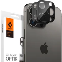 Spigen Glass tR Optik 2 Pack skla iPhone 16 Pro/16 Pro Max/15 Pro/15 Pro Max/14 Pro/14 Pro Max černá - Ochranné folie a skla