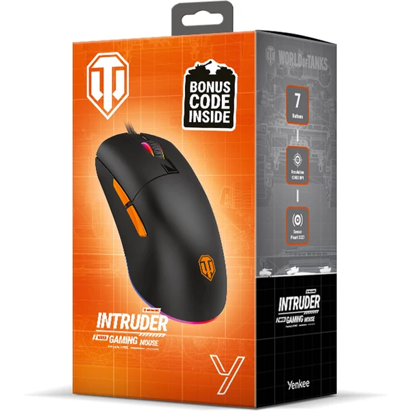 YENKEE INTRUDER herní myš černá - Myši - Obrázek Y3F8000N01