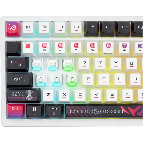 ASUS ROG AZOTH X bezdrátová herní klávesnice US barevná - Klávesnice - Obrázek Y3KE000K01
