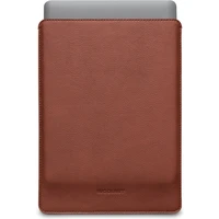 Woolnut kožené Sleeve pouzdro pro 13" MacBook Pro/Air hnědé - Pouzdra