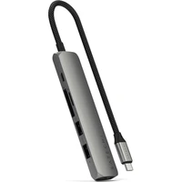 Satechi 6v1 USB-C Slim víceportový adaptér vesmírně šedý - USB huby