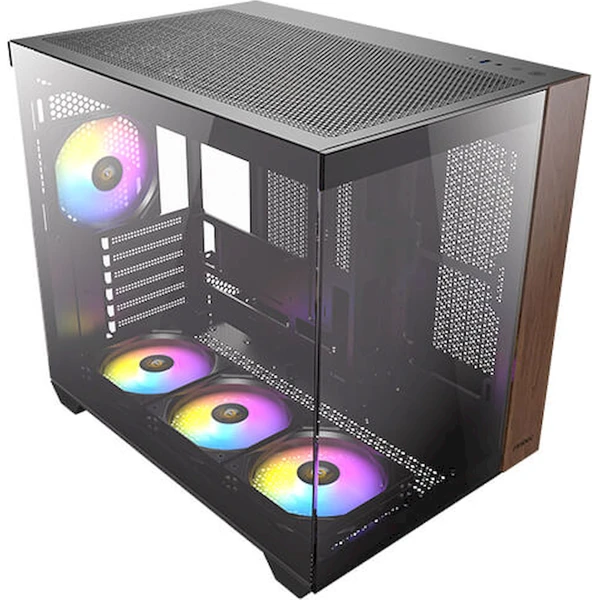 Antec CX800 Wood ARGB hnědá - Počítačové skříně - Obrázek Y43P000K01
