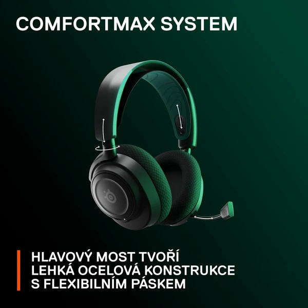SteelSeries Arctis Nova 7X herní sluchátka bílá - Sluchátka - Obrázek Y4FJ300401