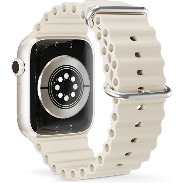 Epico Ocean řemínek pro Apple Watch 42/44/45/46/49mm slonovinový - Řemínky - Obrázek Y4U3000L01