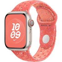Apple Watch 41/40/38mm žhavě oranžový sportovní řemínek Nike S/M - Řemínky