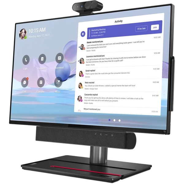 Lenovo ThinkSmart View Plus černý - All-in-one - Obrázek Y598000601