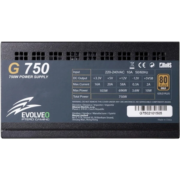 EVOLVEO G750 750W retail - Zdroje - Obrázek Y5AA000P01