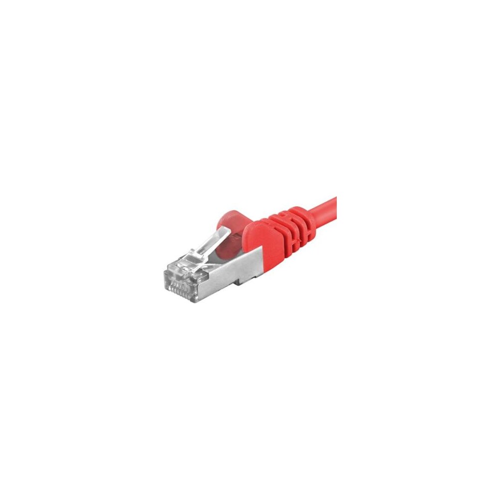 Premiumcord Patch kabel CAT 6a S-FTP RJ45-RJ45 AWG 26/7 1m červený