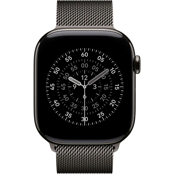 Apple Watch 49/46/45/44mm břidlicově šedý milánský tah S/M - Řemínky - Obrázek Y61I000K01