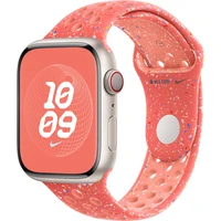 Apple Watch 49/45/44/42mm žhavě oranžový sportovní řemínek Nike S/M - Řemínky