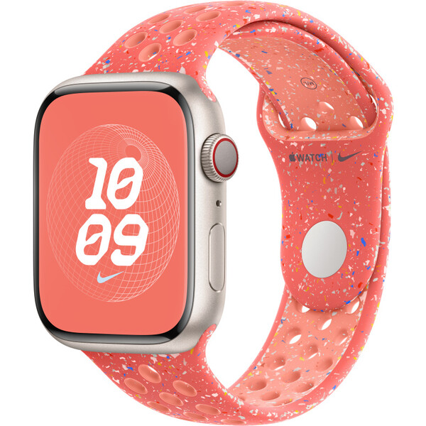 Apple Watch 42/44/45/49 mm žhavě oranžový sportovní řemínek Nike – S/M MUVE3ZM/A