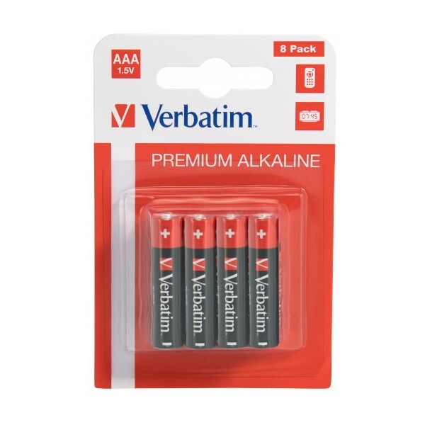 Verbatim AAA alkalická baterie LR3 (8 ks)