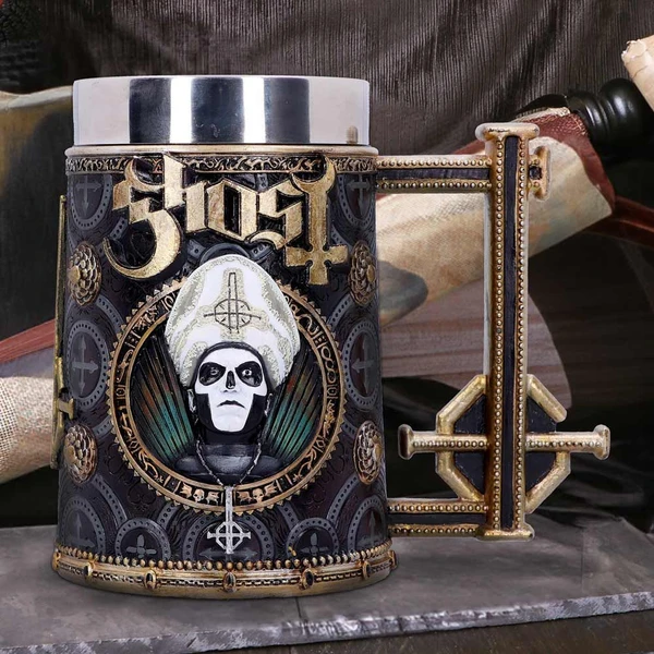 Korbel Nemesis Now Ghost - Gold Meliora 500 ml 15,5 cm - Hrnky - Obrázek Y7EE000K01