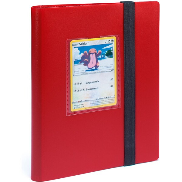 Leuchtturm Album TCG pro 160 sběratelských kartiček GAMING Červená