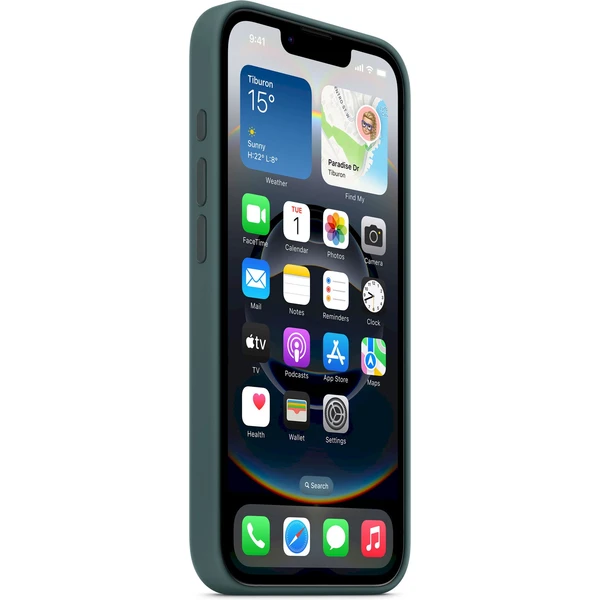 Apple silikonový kryt na iPhone 16e jezerně zelený - Pouzdra - Obrázek Y7FC000P01