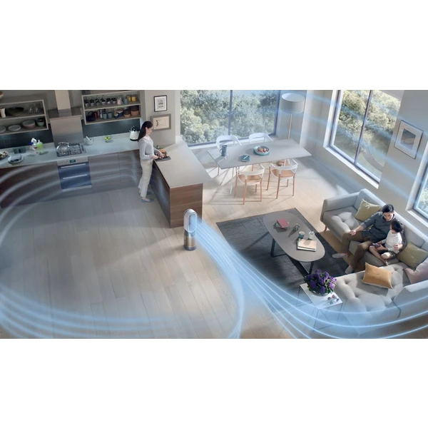 Dyson Purifier Hot+Cool Formaldehyde HP09 čistička vzduchu bílá/zlatá - Čističky vzduchu - Obrázek Y7N4000O01