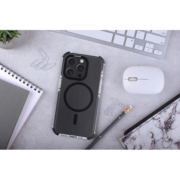 Cubenest MagPro Strong Guard kryt iPhone 15 Pro černý - Pouzdra - Obrázek Y7S8000J01