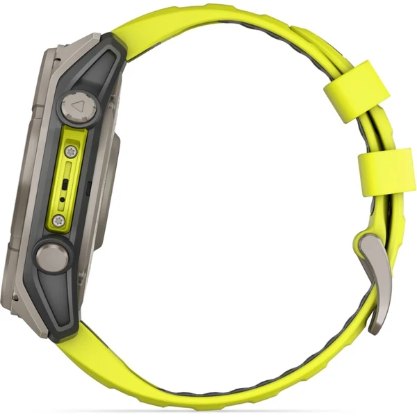 Garmin Fenix 8 Solar 51 mm titan žluté - Chytré hodinky - Obrázek Y7YE000O01