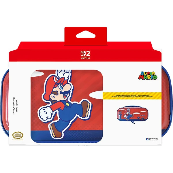 HORI pouzdro Vault Case - Mario (NSW/NSW2/OLED) - Pouzdra - Obrázek Y89S000K01