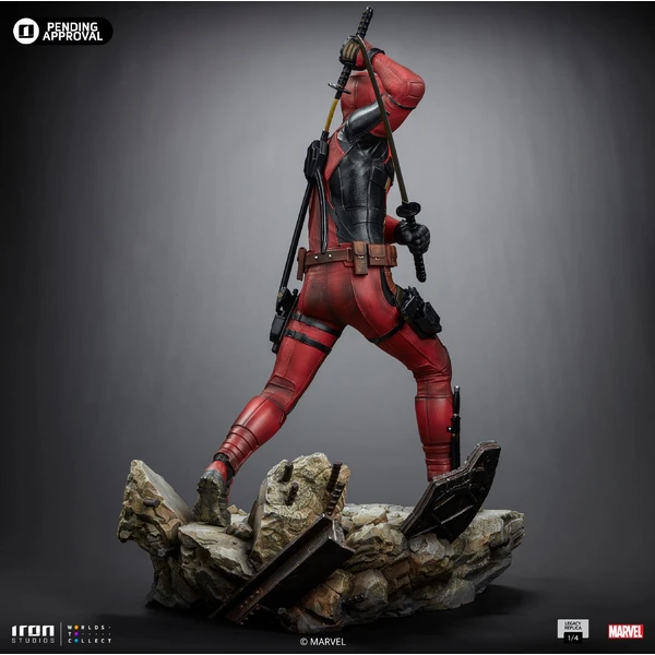 Socha Iron Studios Legacy Replica 1/4 Deadpool & Wolverine - Deadpool - Sochy a sošky - Obrázek Y8M7000J01