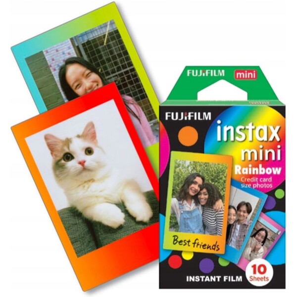 Fujifilm COLORFILM INSTAX mini 10 fotografií - RAINBOW