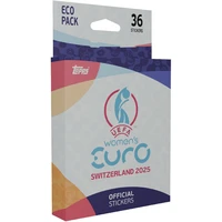 Topps fotbalové samolepky UEFA EURO Women 2025 Eco Pack - Sběratelské karty a nálepky