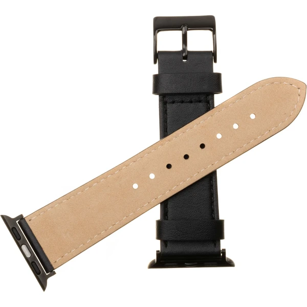 FIXED Leather Strap kožený řemínek pro Apple Watch 38/40/41 mm černý - Řemínky - Obrázek Y95E300401