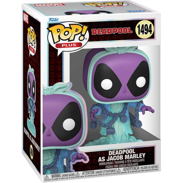 Funko POP! #1494 Plus Marvel: Deadpool Literary Classics - Deadpool as Jacob Marley - Funko POP! - Obrázek Y9EO000K01