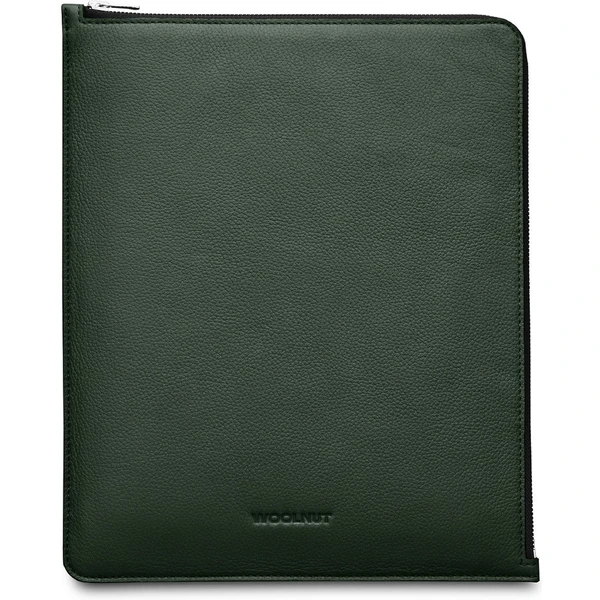 Woolnut Leather Folio kožené pouzdro iPad Pro 12,9"/iPad Pro 13"/iPad Air 13" tmavě zelené - Pouzdra - Obrázek Y9LR100501