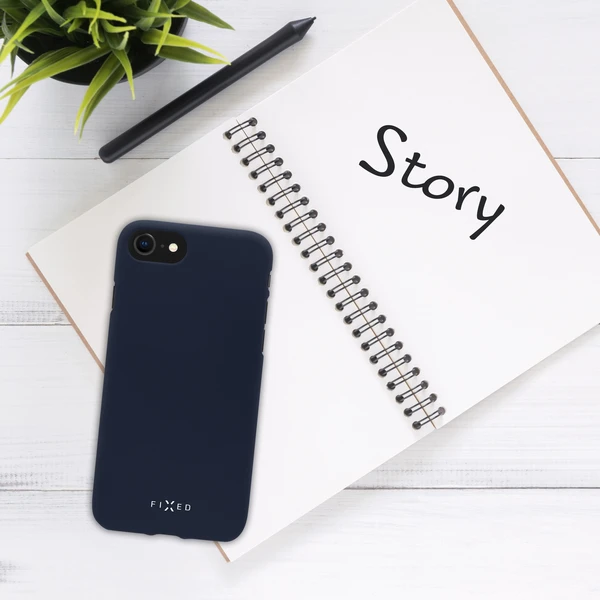FIXED Story silikonový kryt Apple iPhone 13 modrý - Pouzdra - Obrázek Y9TZ000501